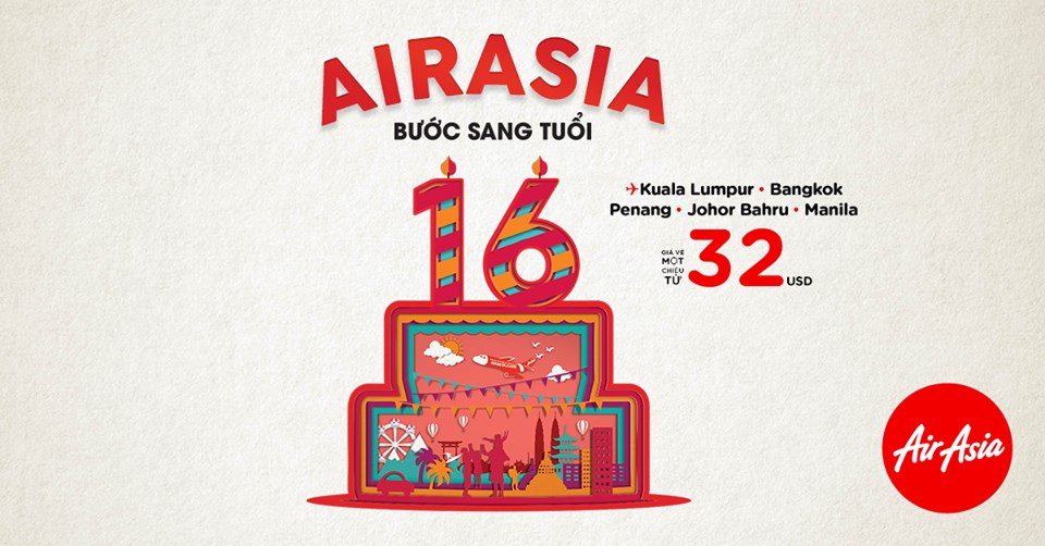 vé máy bay giá rẻ airasia đi đông nam á - đặt vé máy bay giá rẻ tại cheapbooking.vn